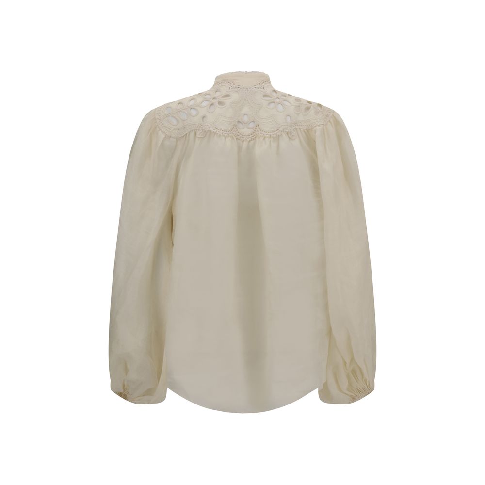 Zimmermann Embroidered Coco Blouse LUNESCAPE