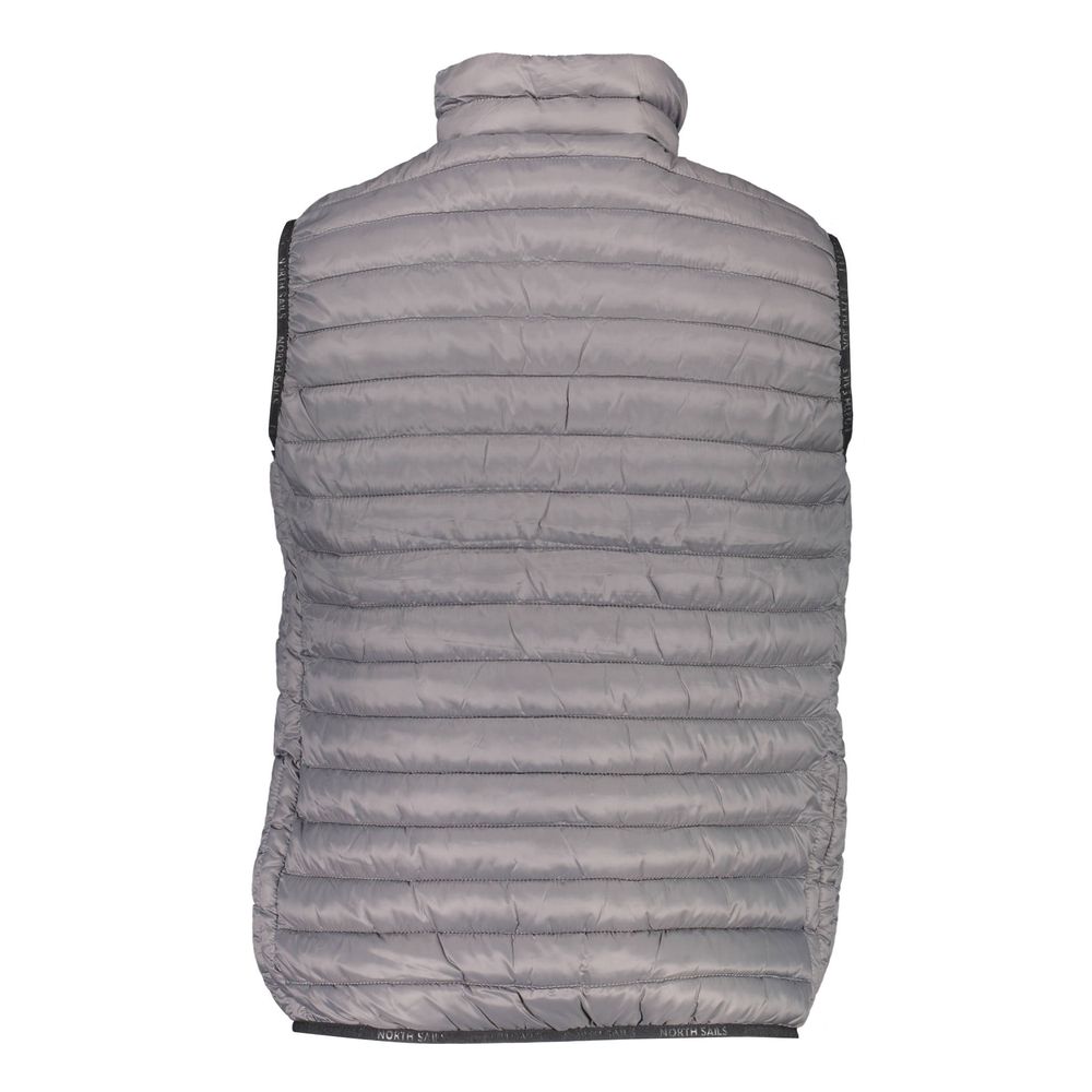 North Sails Brown Men's Puffer Vest LUNESCAPE
