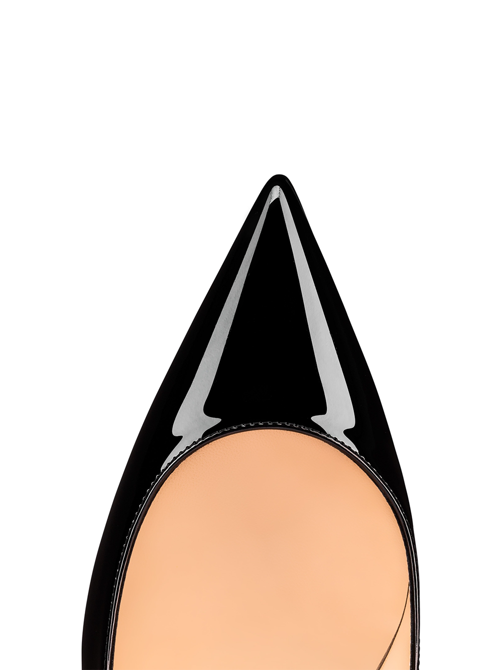 Christian Louboutin Black Patent Leather Kate Décolleté 100 LUNESCAPE