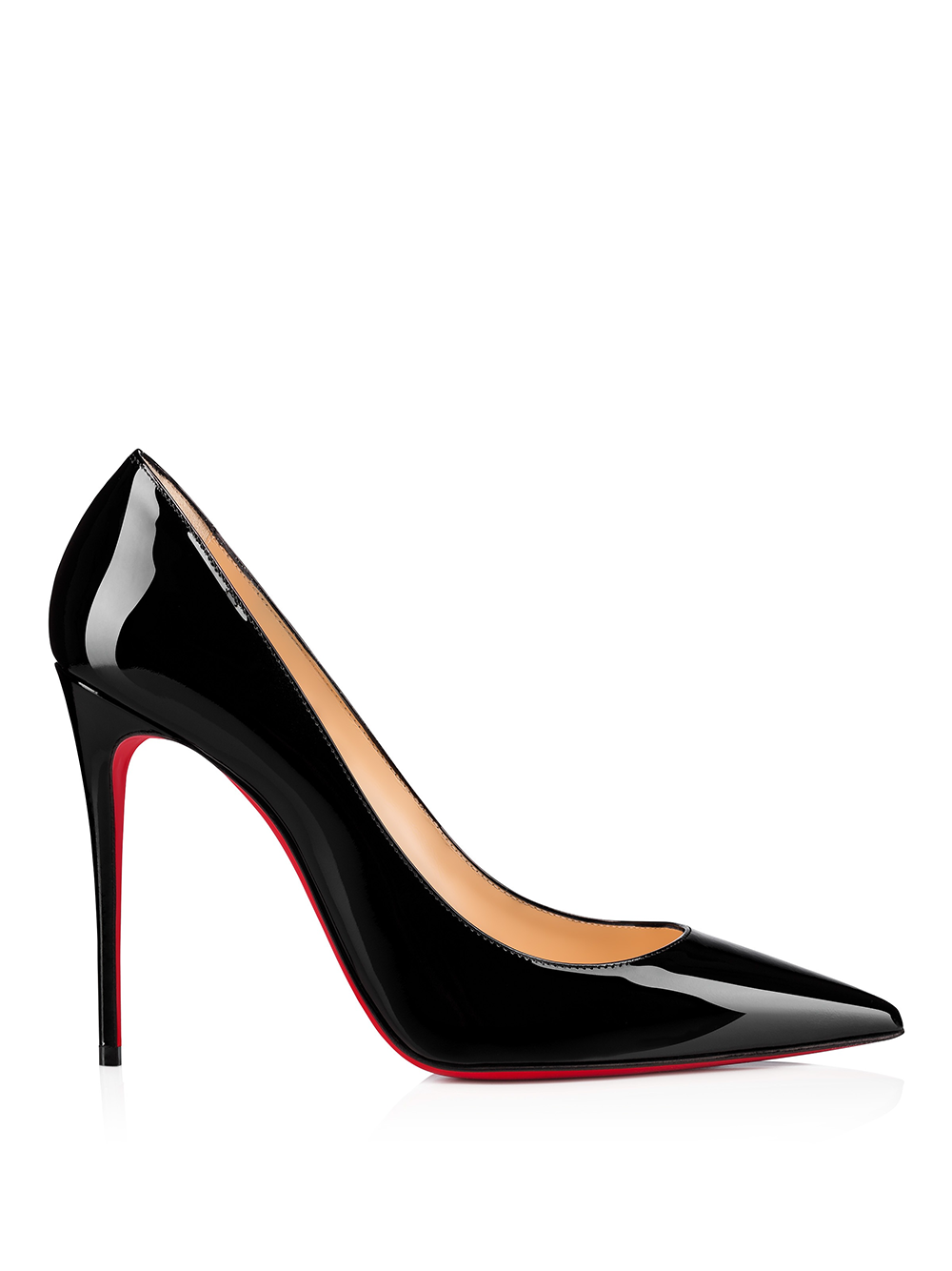 Christian Louboutin Black Patent Leather Kate Décolleté 100 LUNESCAPE