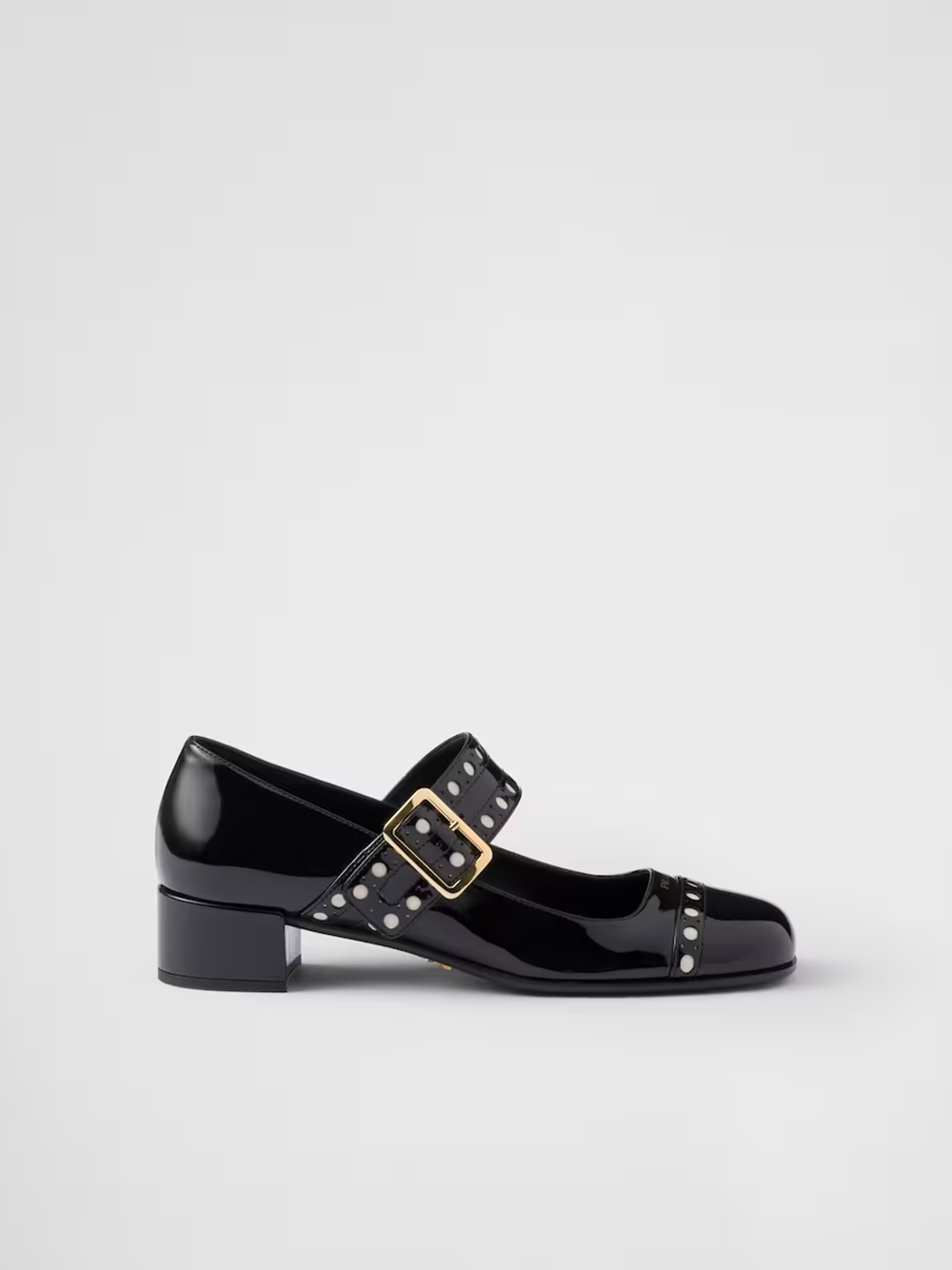 Prada Black Patent leather Mary Jane pumps LUNESCAPE