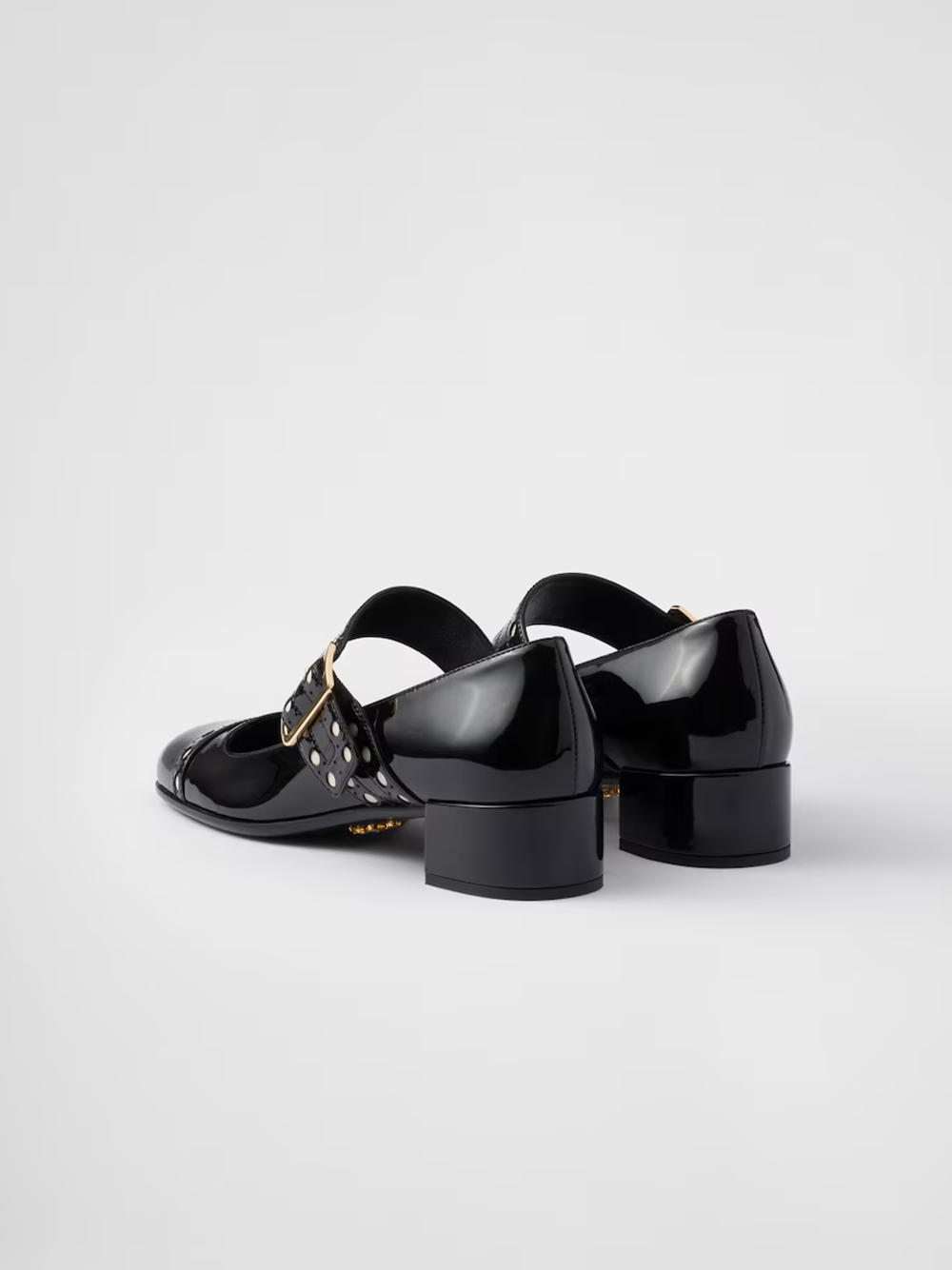 Prada Black Patent leather Mary Jane pumps LUNESCAPE