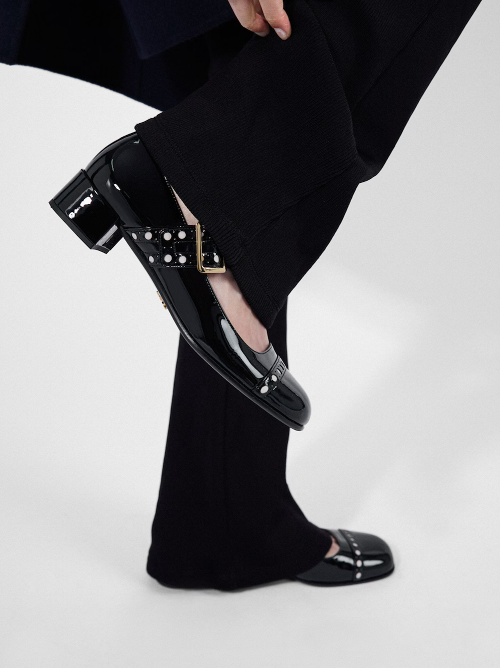 Prada Black Patent leather Mary Jane pumps LUNESCAPE