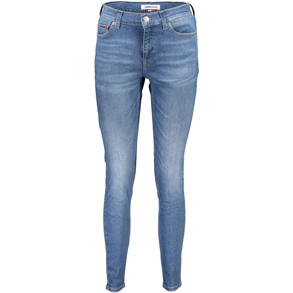 Tommy Hilfiger Light Blue Cotton Women Skinny Jean LUNESCAPE