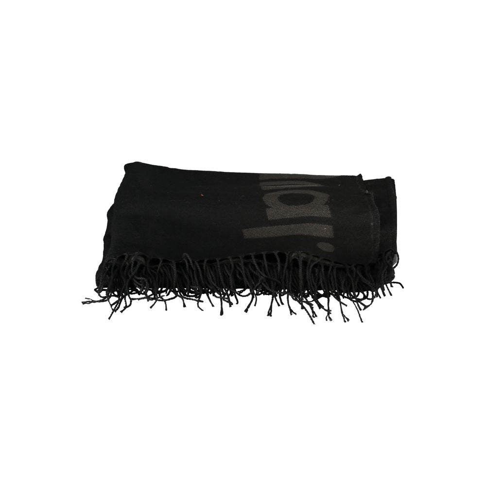 Desigual Black Polyester Women Poncho