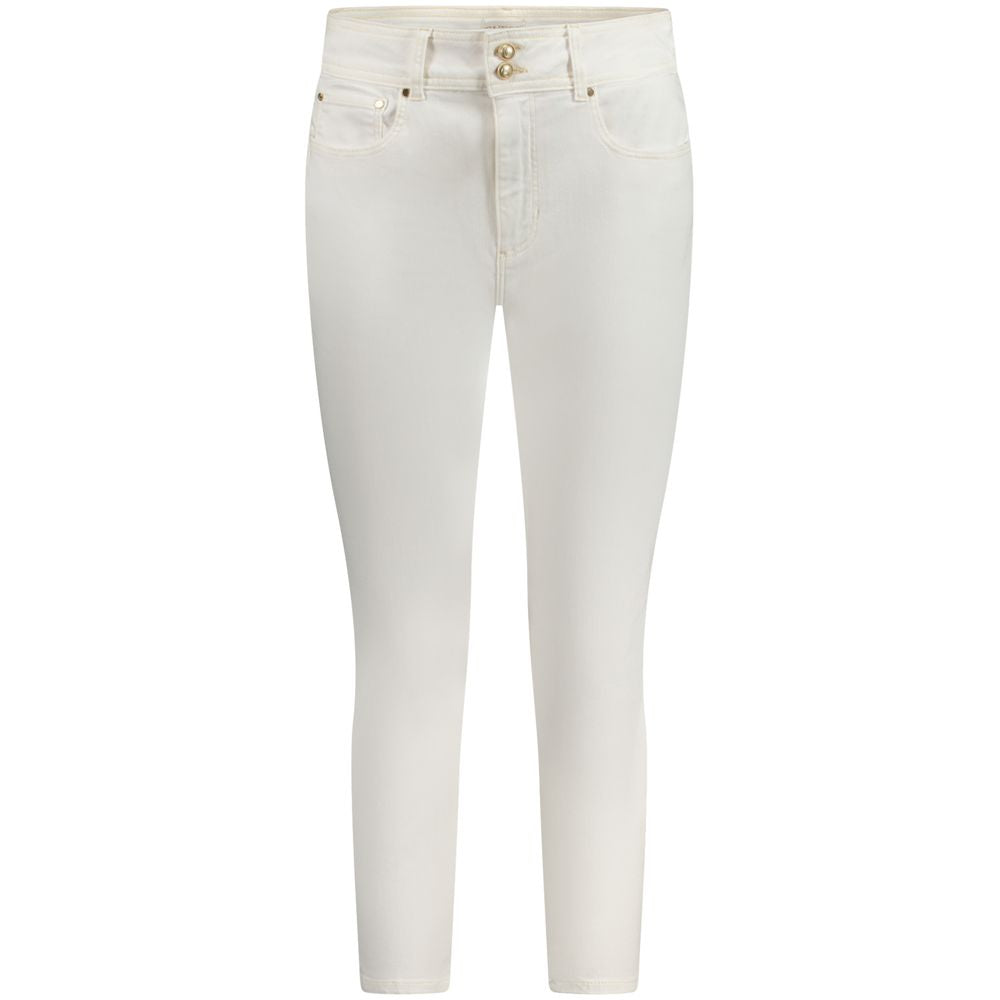 Guess Jeans White Cotton Women Jeans LUNESCAPE