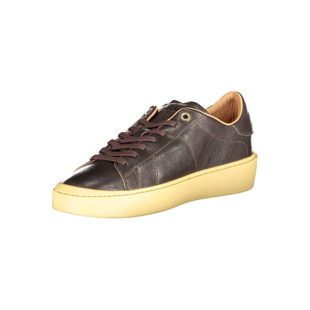 Blauer Brown Leather Men Sneaker LUNESCAPE