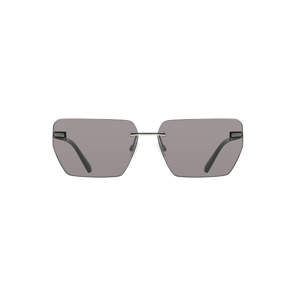 Calvin Klein Gray Metal Men Sunglasses LUNESCAPE
