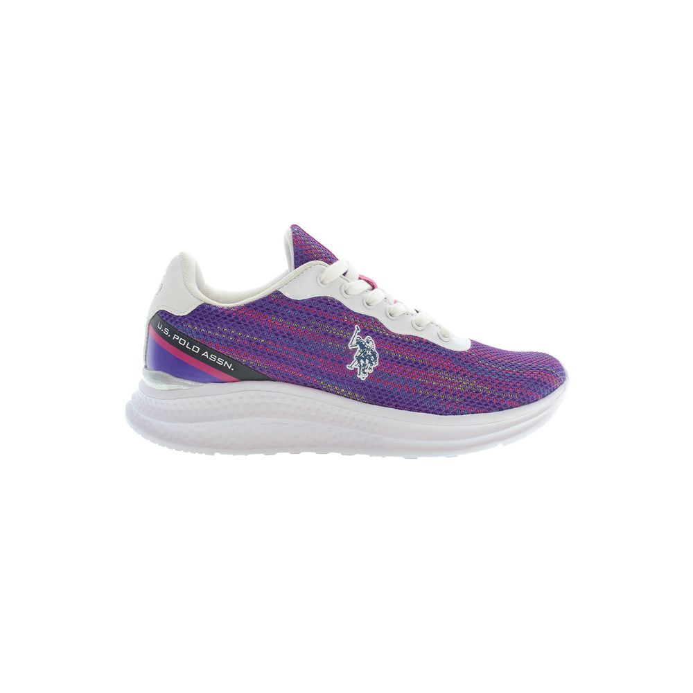 U.S. POLO ASSN. Purple Polyester Women Sneaker LUNESCAPE