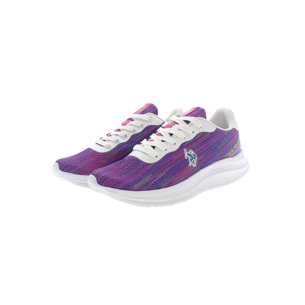 U.S. POLO ASSN. Purple Polyester Women Sneaker LUNESCAPE