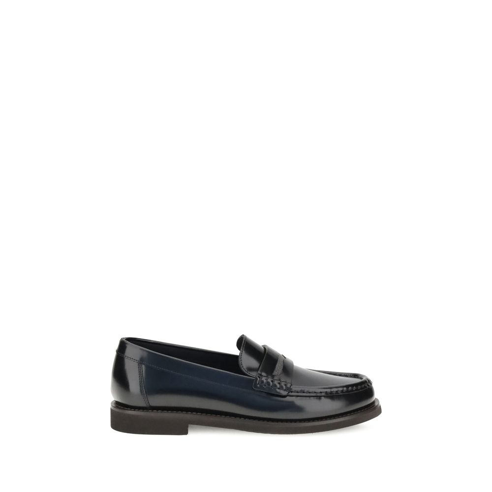 Brunello Cucinelli Leather Loafers LUNESCAPE