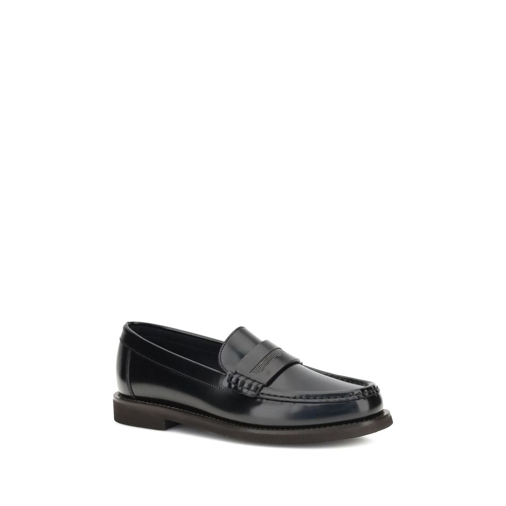 Brunello Cucinelli Leather Loafers LUNESCAPE