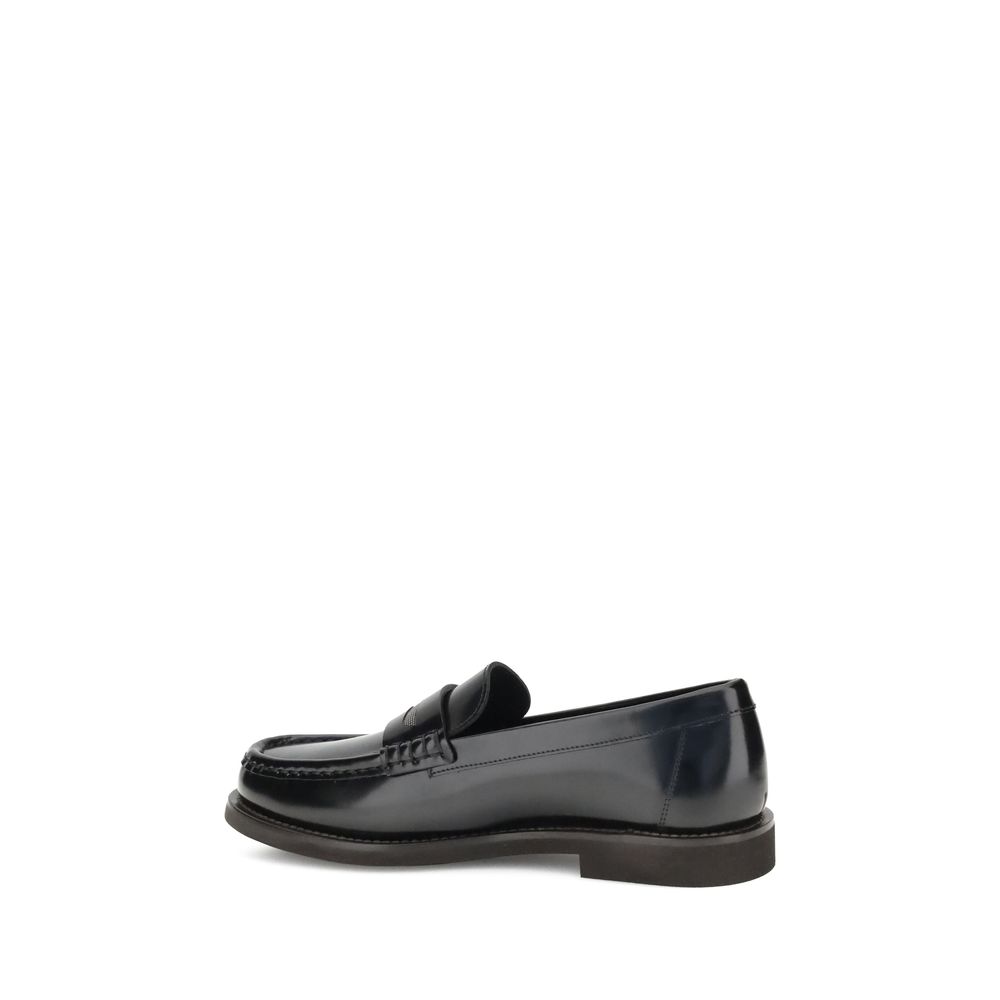 Brunello Cucinelli Leather Loafers LUNESCAPE