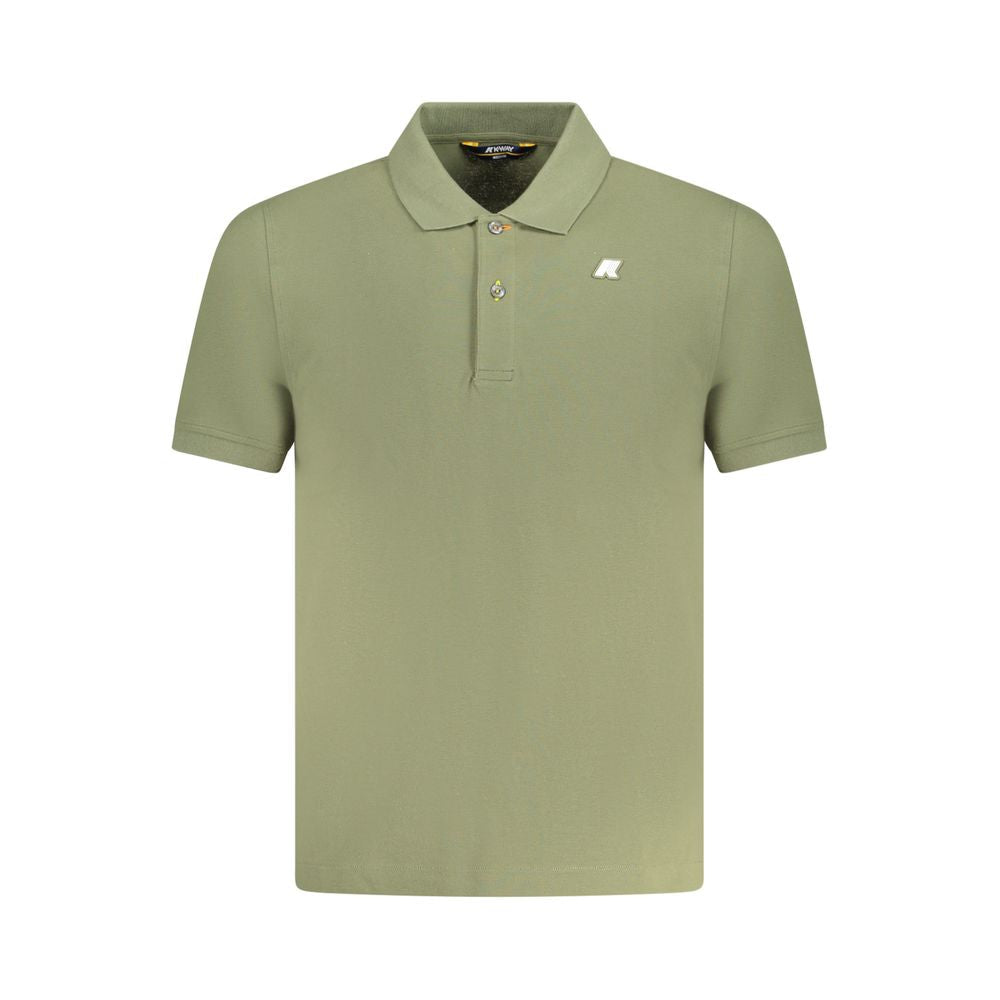 K-WAY Green Cotton Polo Shirt LUNESCAPE