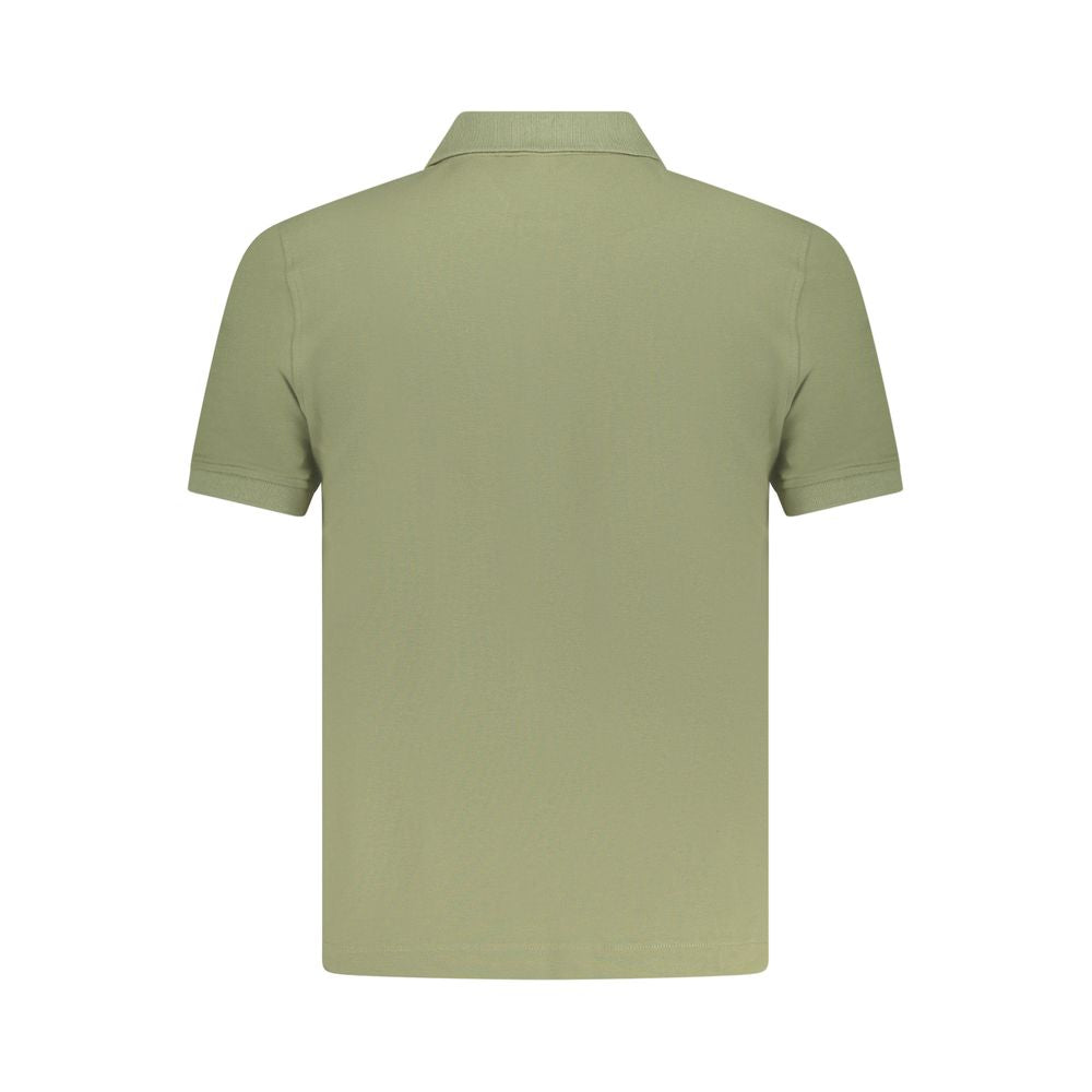 K-WAY Green Cotton Polo Shirt LUNESCAPE