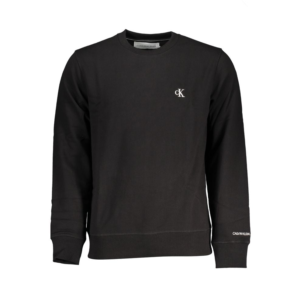 Calvin Klein Black Cotton Men Sweater LUNESCAPE