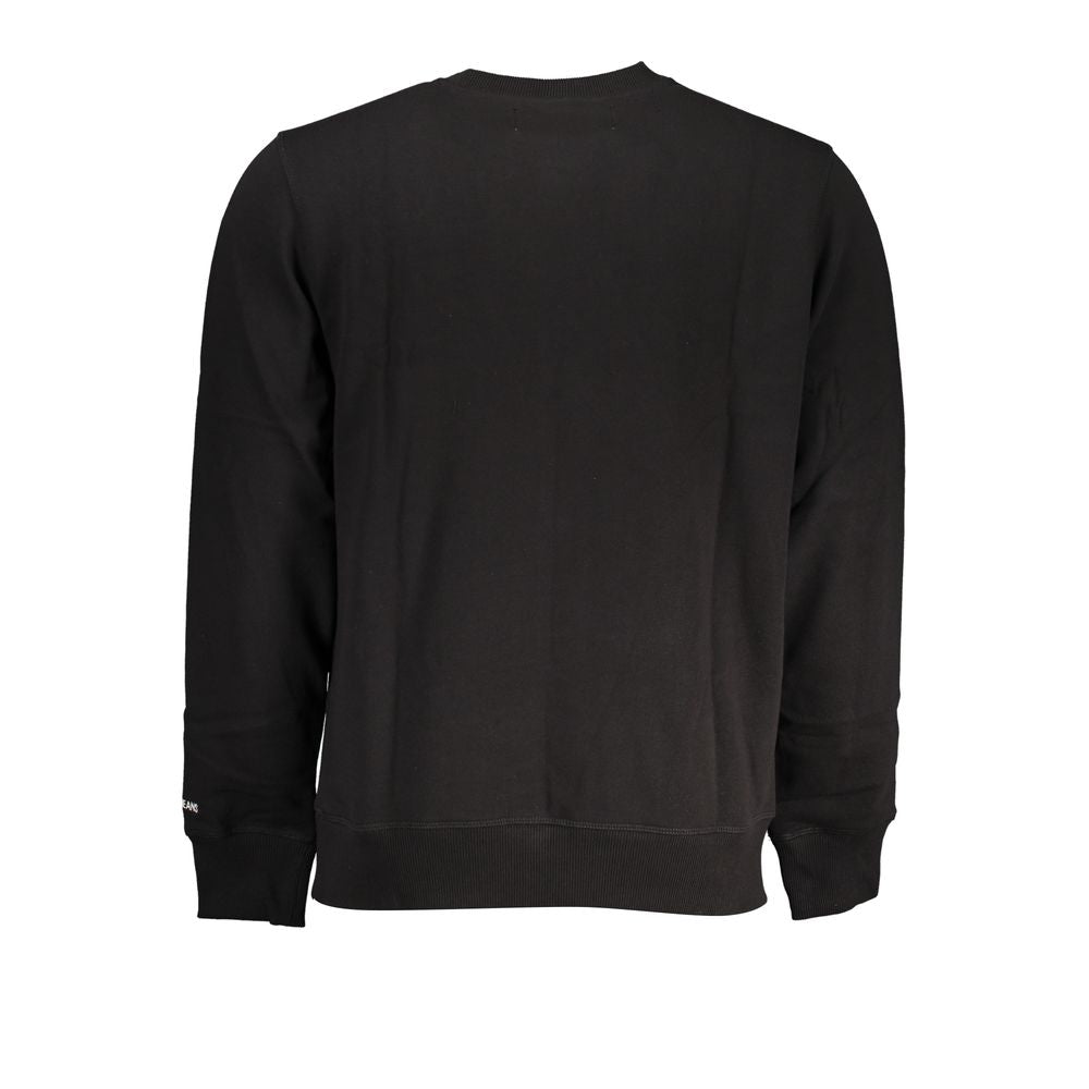 Calvin Klein Black Cotton Men Sweater LUNESCAPE