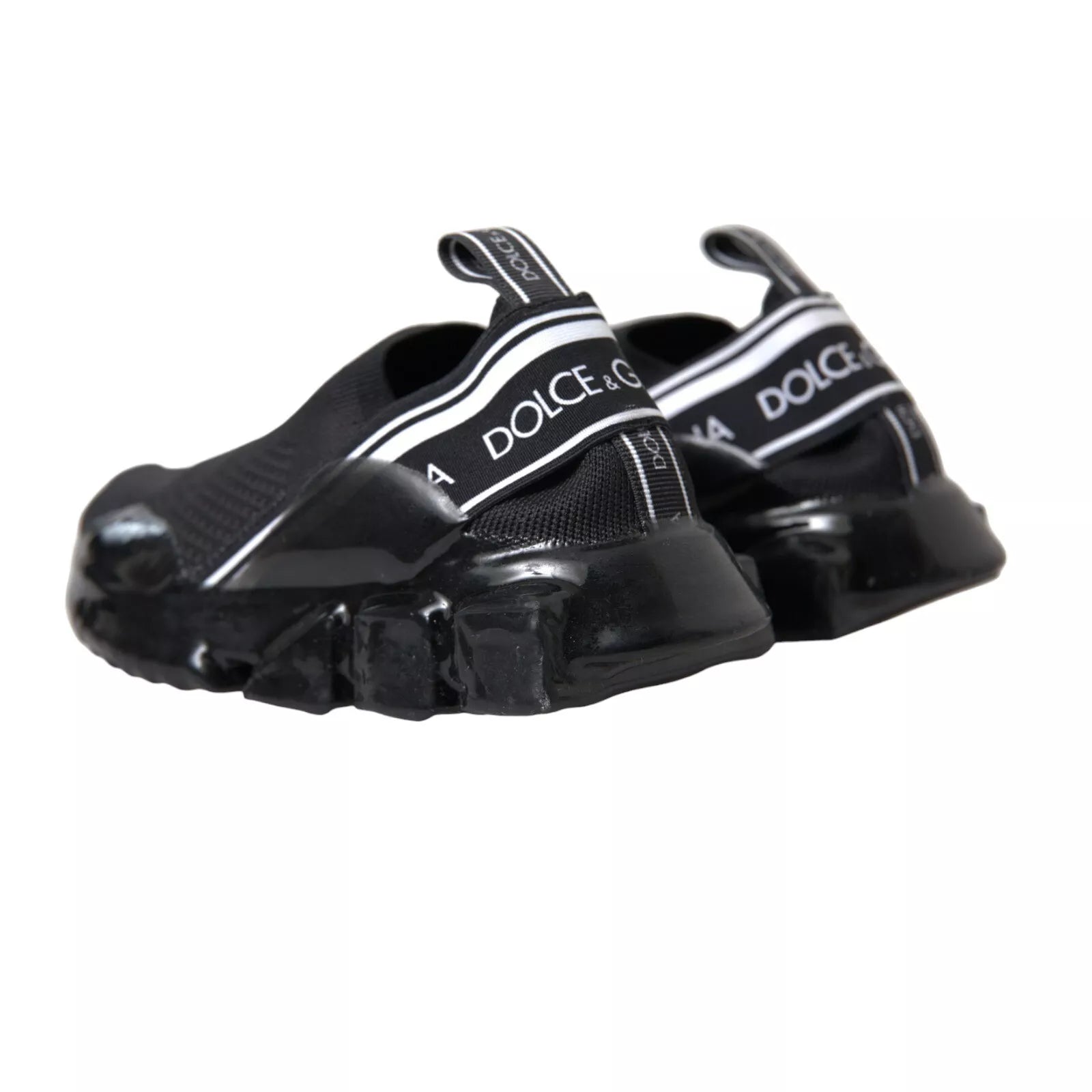 Dolce & Gabbana Black Sorrento Slip-On Low Top Sneakers