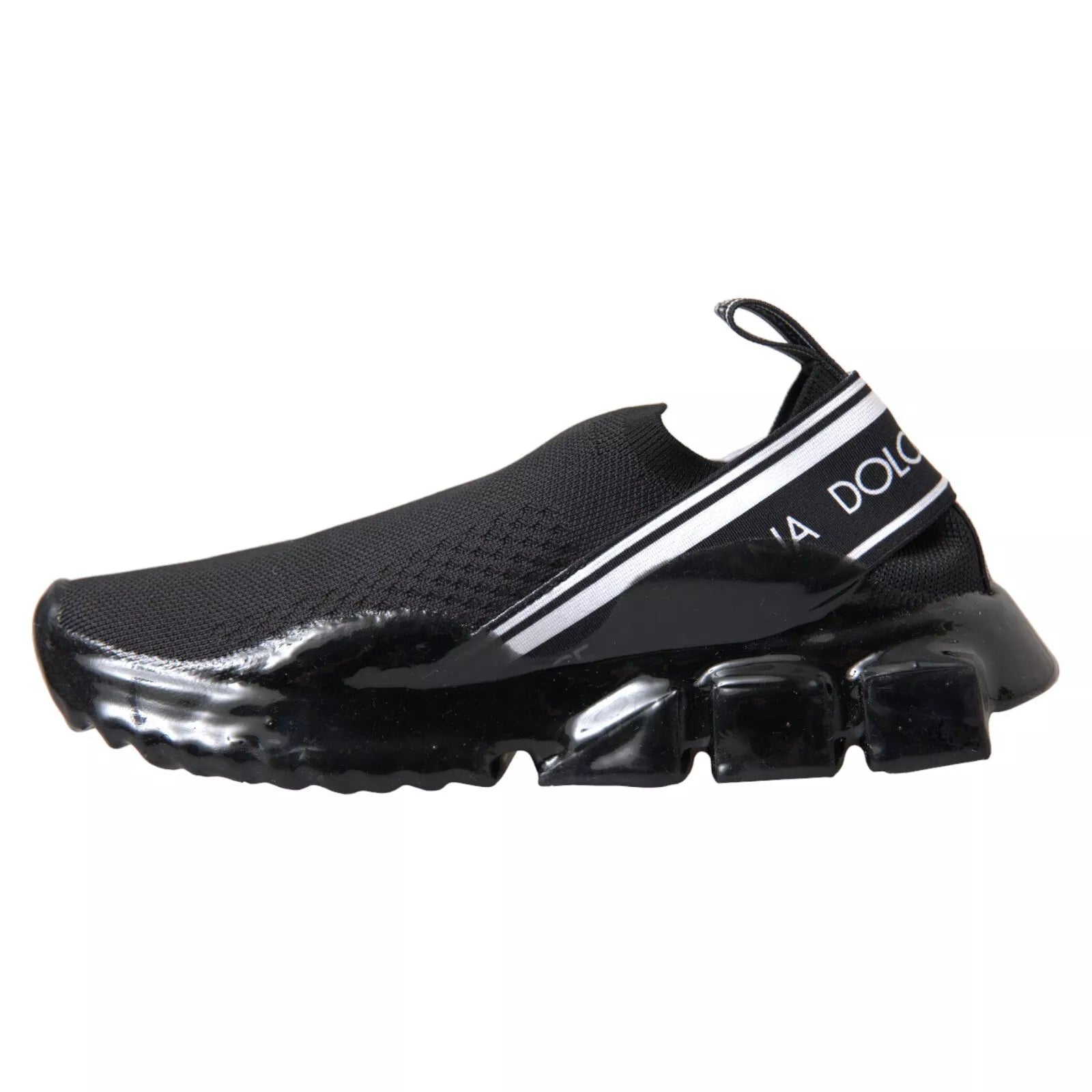 Dolce & Gabbana Black Sorrento Slip-On Low Top Sneakers