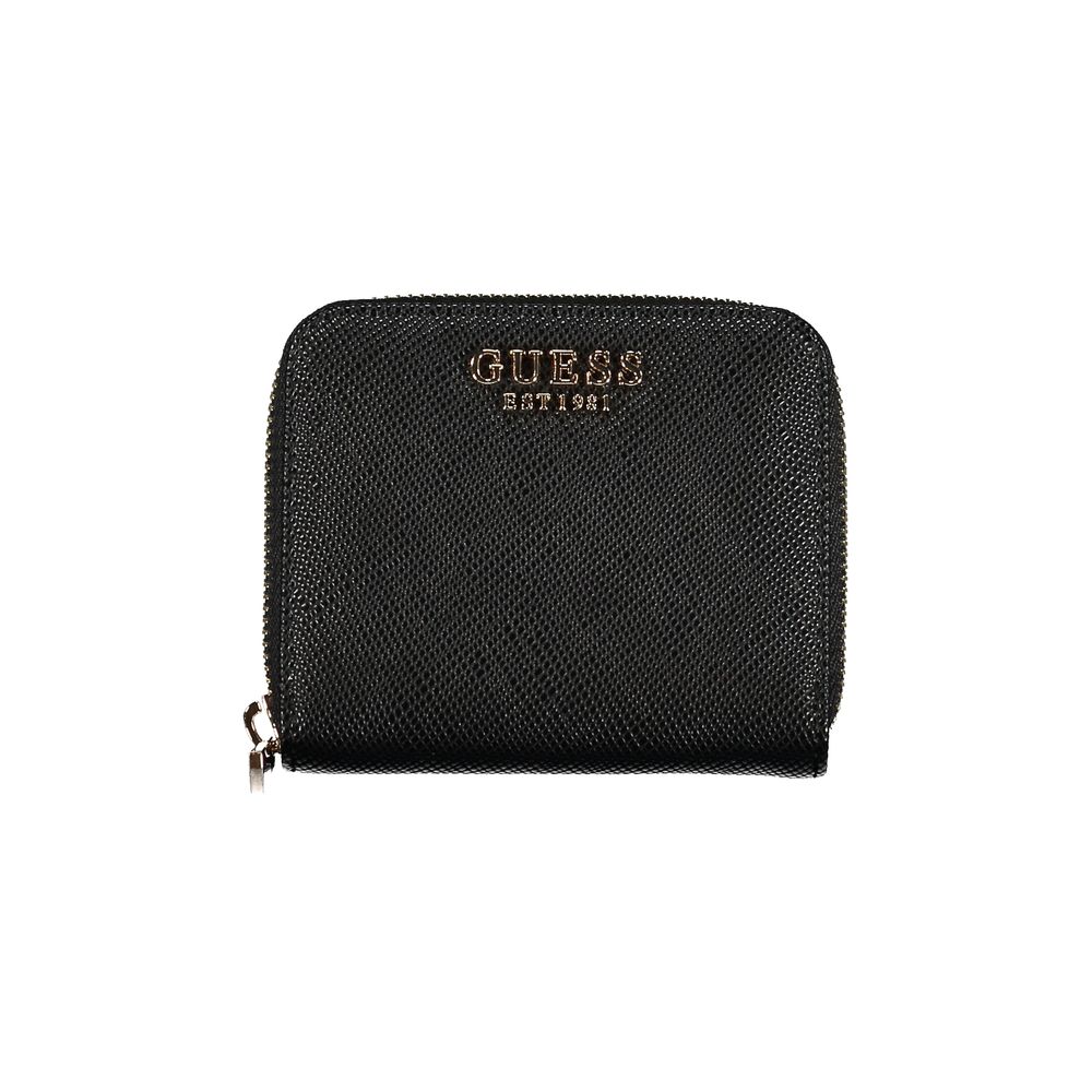 Guess Jeans Black Polyethylene Wallet LUNESCAPE