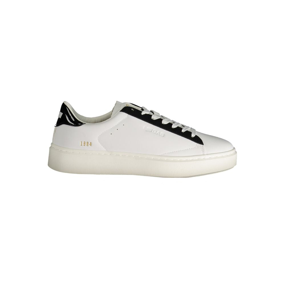 Gas White Polyester Women Sneaker LUNESCAPE