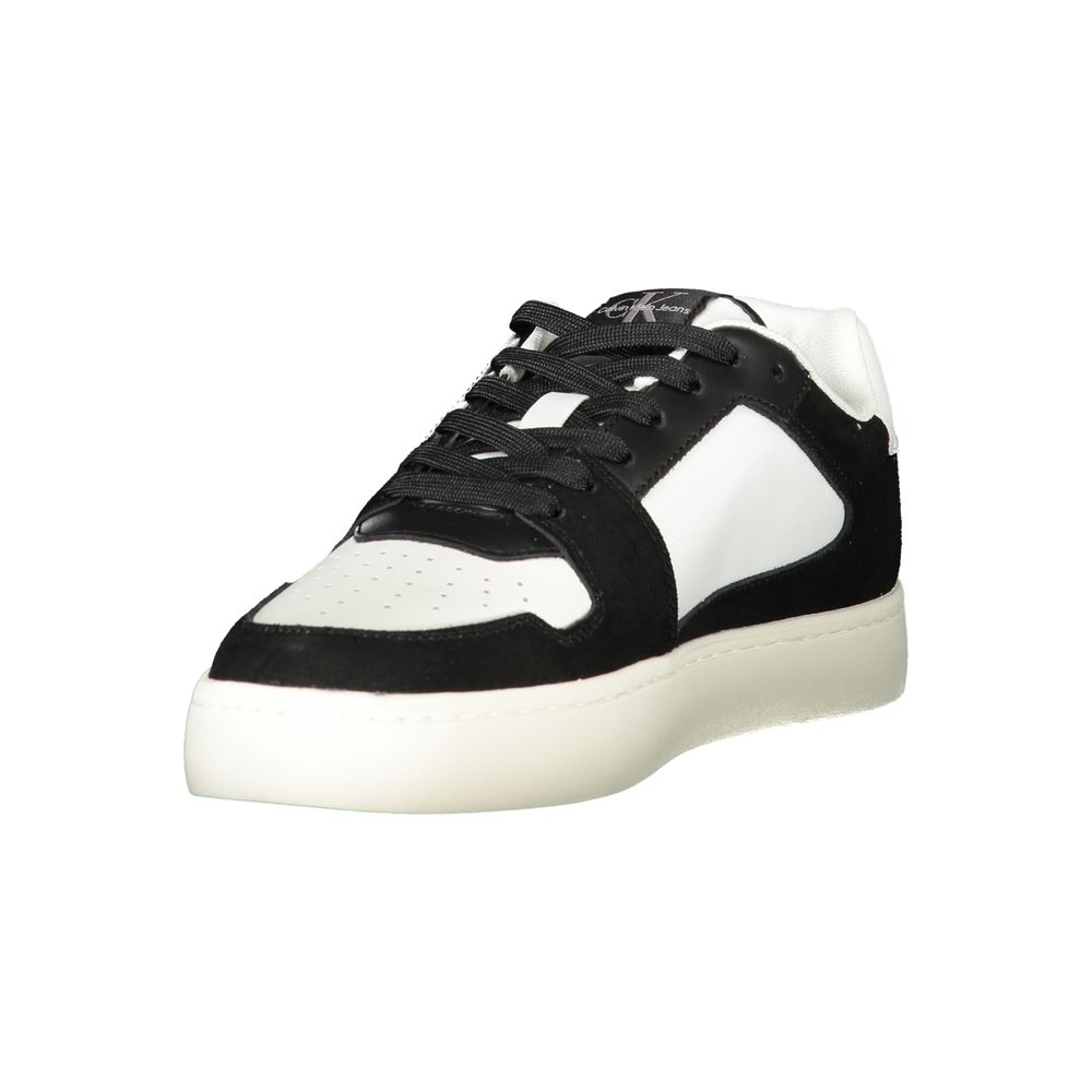 Calvin Klein White Leather Men Sneaker LUNESCAPE