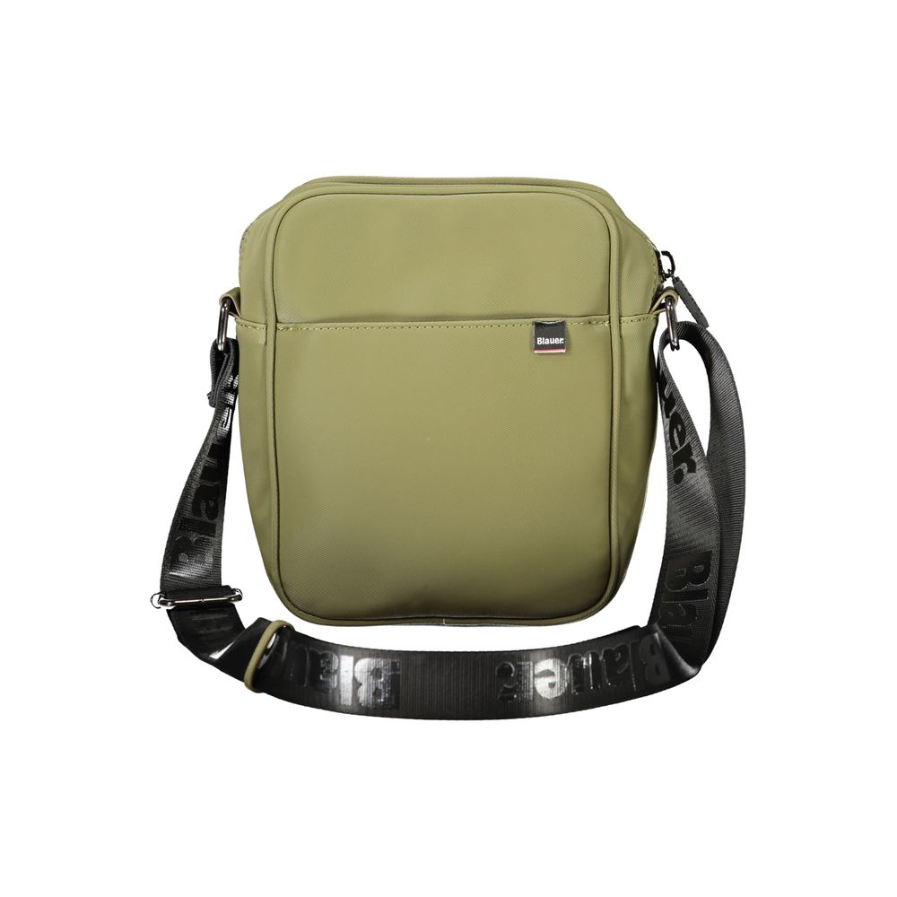 Blauer Green Polyester Men Shoulder Bag LUNESCAPE