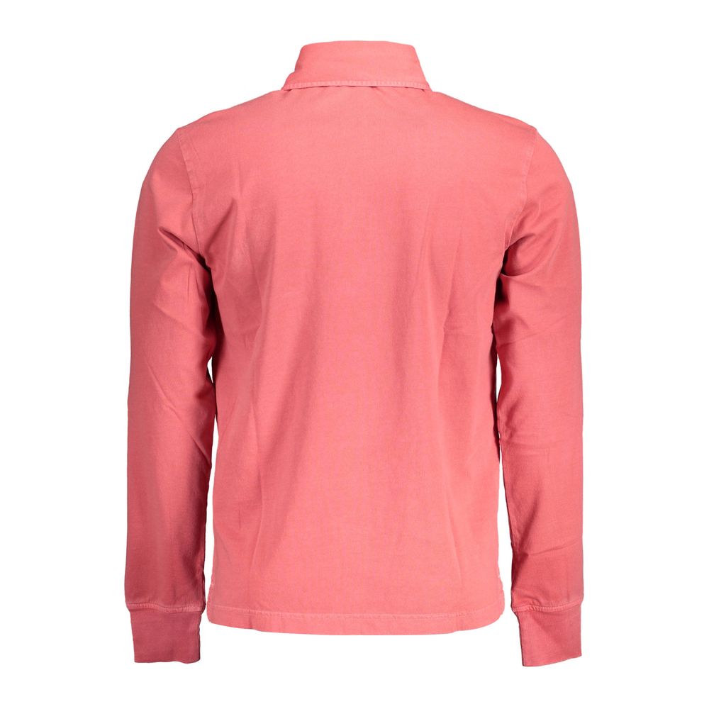 Gant Red Cotton Men Polo Shirt LUNESCAPE