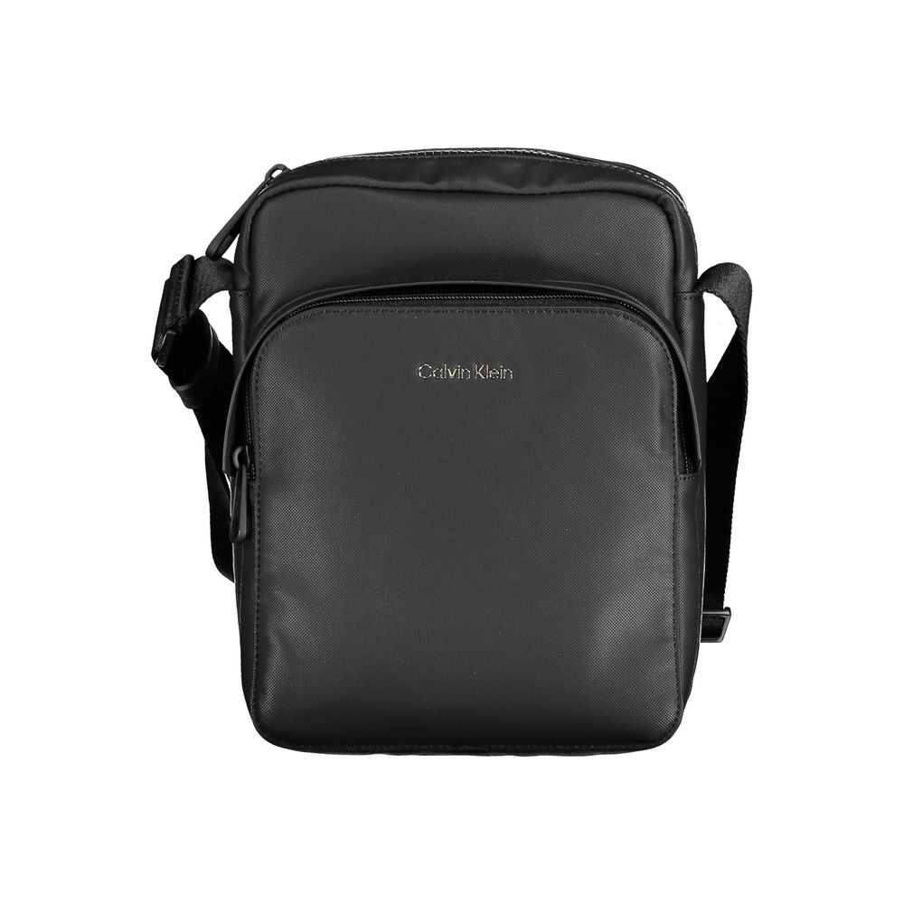 Calvin Klein Black Polyester Men Shoulder Bag LUNESCAPE