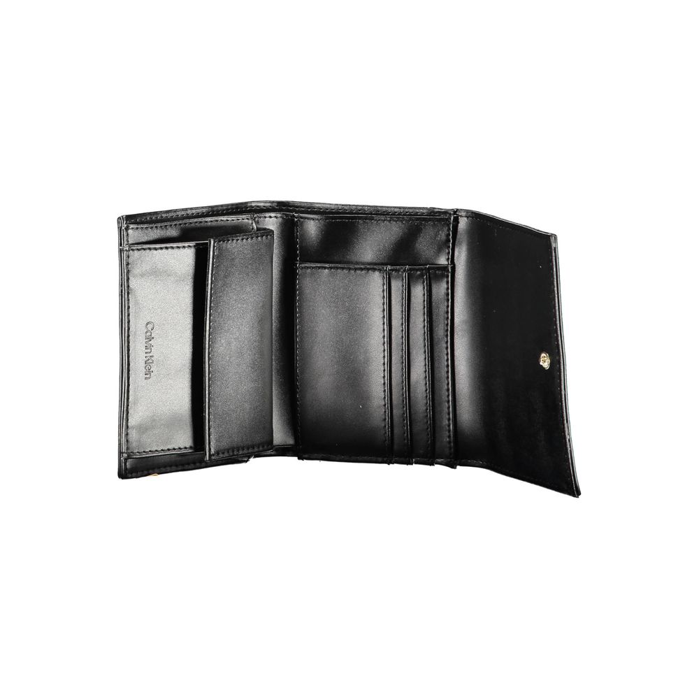 Calvin Klein Black Polyester Women Wallet LUNESCAPE