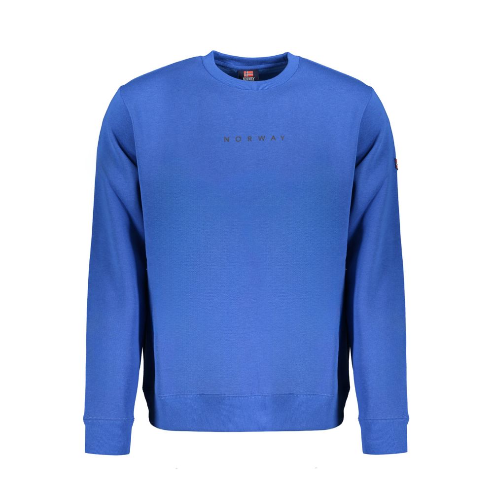 Norway 1963 Blue Cotton Men Sweater LUNESCAPE