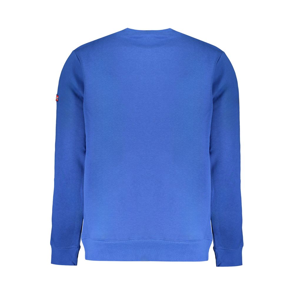 Norway 1963 Blue Cotton Men Sweater LUNESCAPE