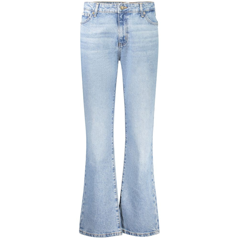Guess Jeans Light Blue Cotton Women Jeans LUNESCAPE