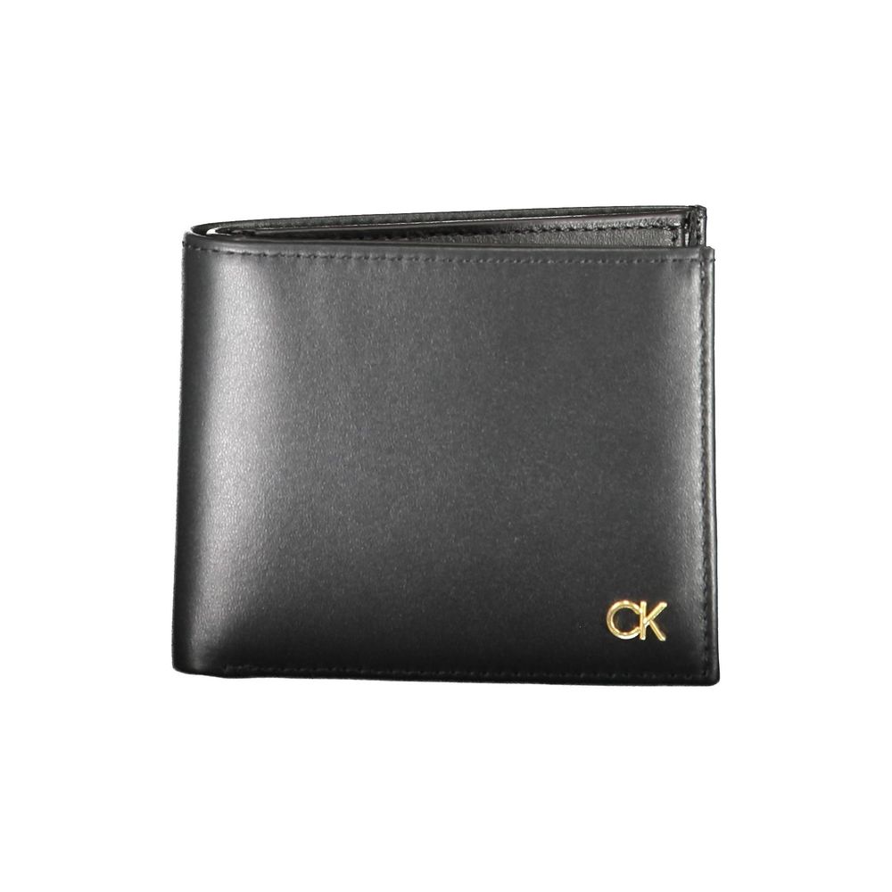 Calvin Klein Black Leather Men Wallet LUNESCAPE