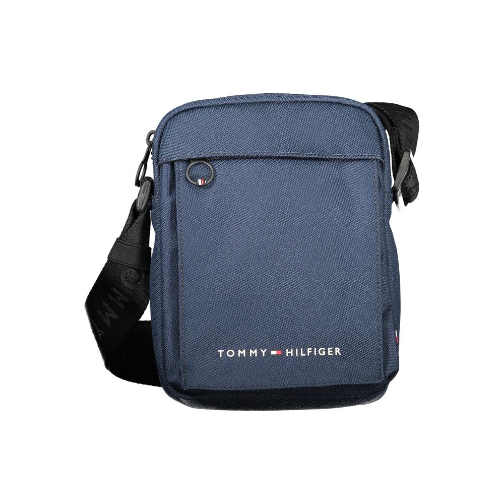 Tommy Hilfiger Blue Polyester Shoulder Bag LUNESCAPE