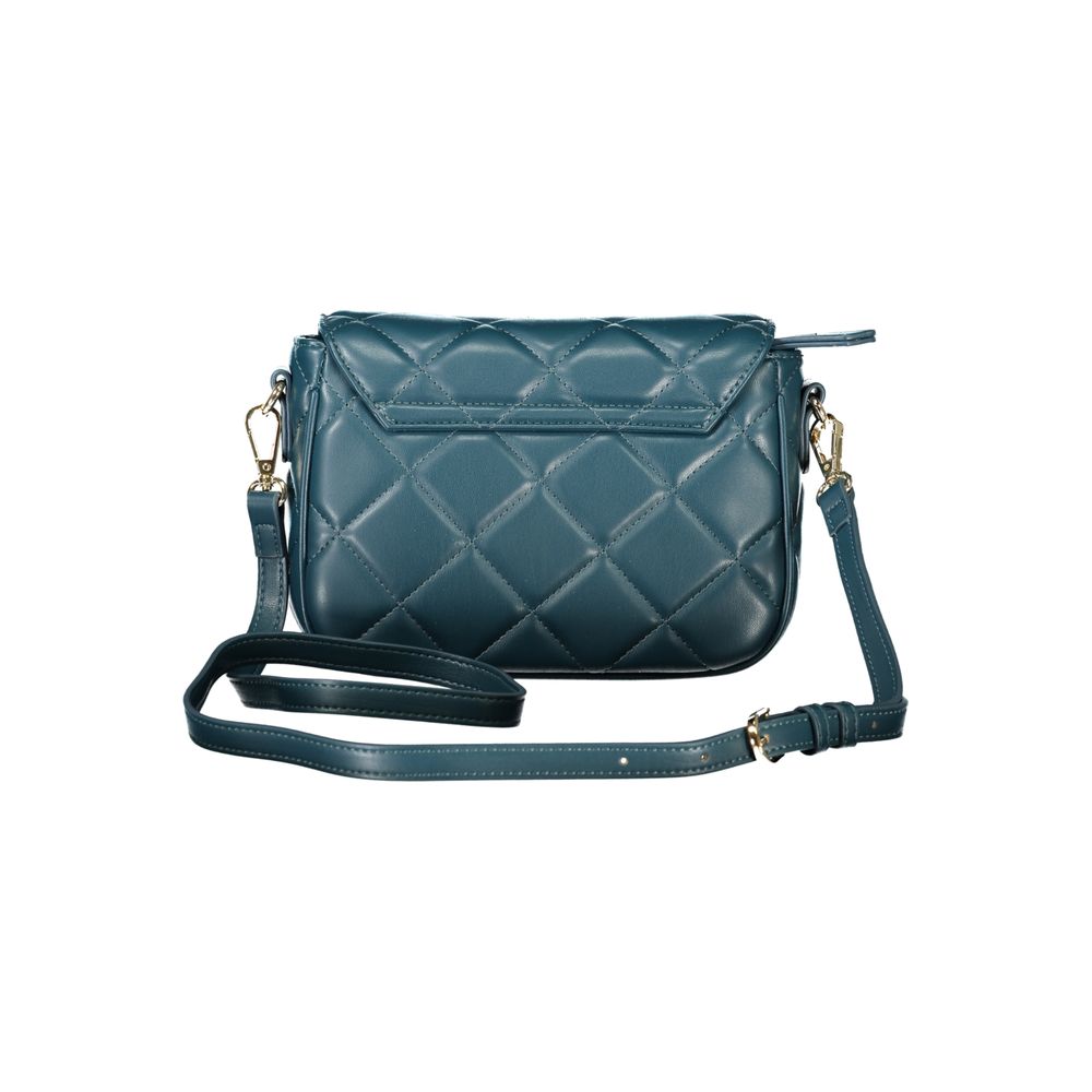 Mario Valentino Verde Polyurethane Women's Bag With Adjustable Shoulder Strap
