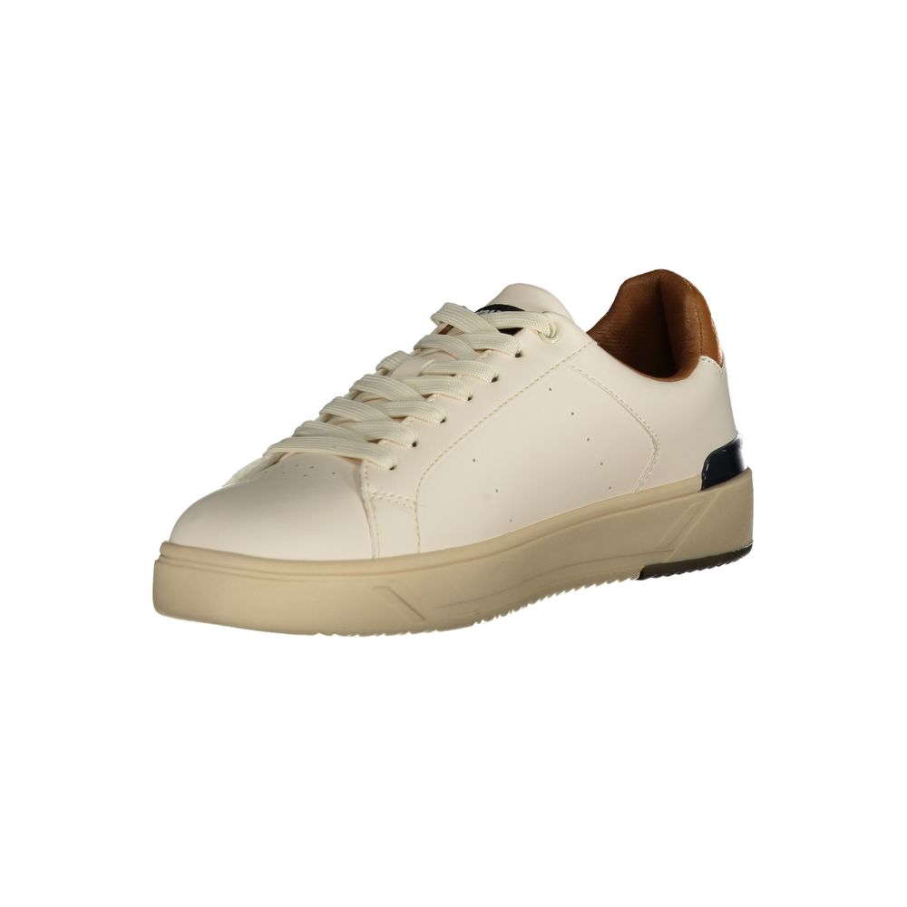 Blauer White Leather Men Sneaker LUNESCAPE