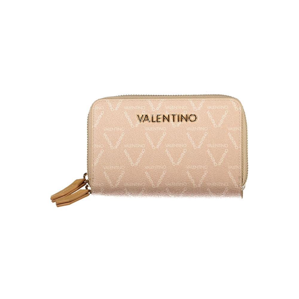 Mario Valentino Beige Polyethylene Women Wallet LUNESCAPE