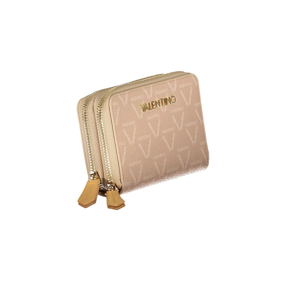 Mario Valentino Beige Polyethylene Women Wallet LUNESCAPE