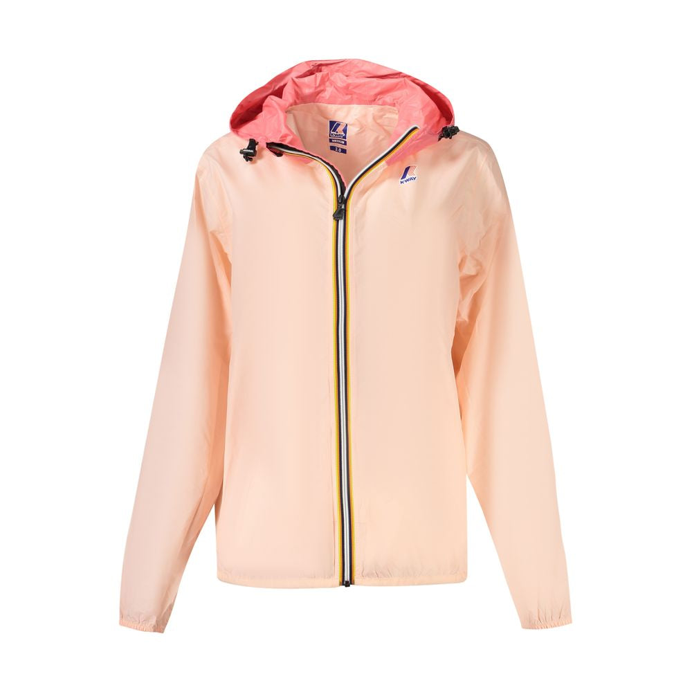 K-WAY Pink Polyamide Women Jacket LUNESCAPE