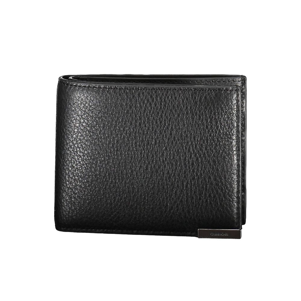 Calvin Klein Black Leather Men Wallet LUNESCAPE