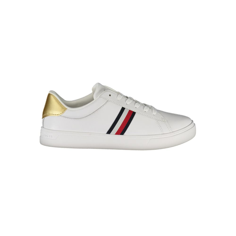 Tommy Hilfiger White Leather Women Sneaker LUNESCAPE