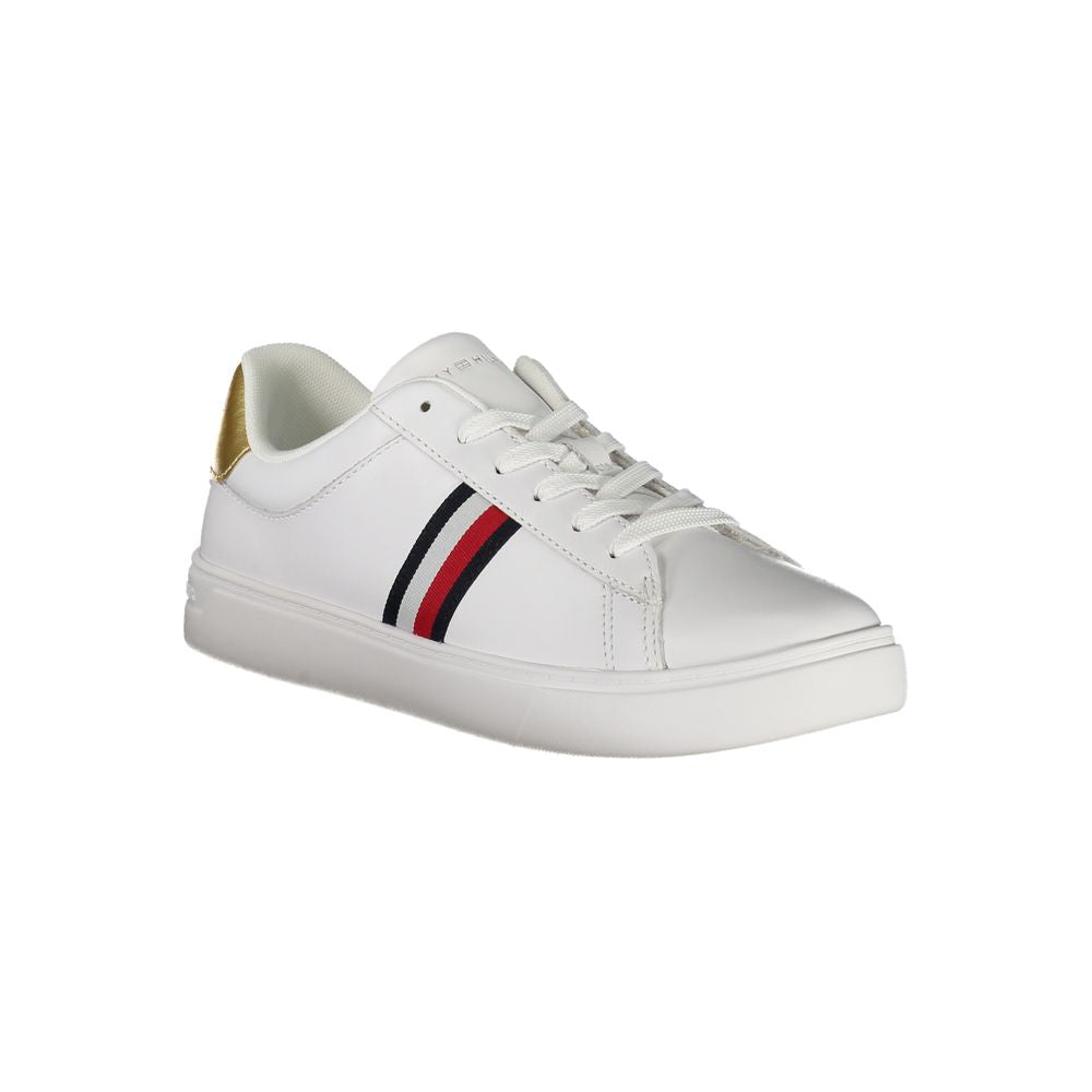 Tommy Hilfiger White Leather Women Sneaker LUNESCAPE