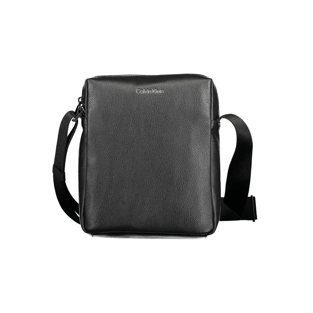 Calvin Klein Black Polyester Men Shoulder Bag LUNESCAPE