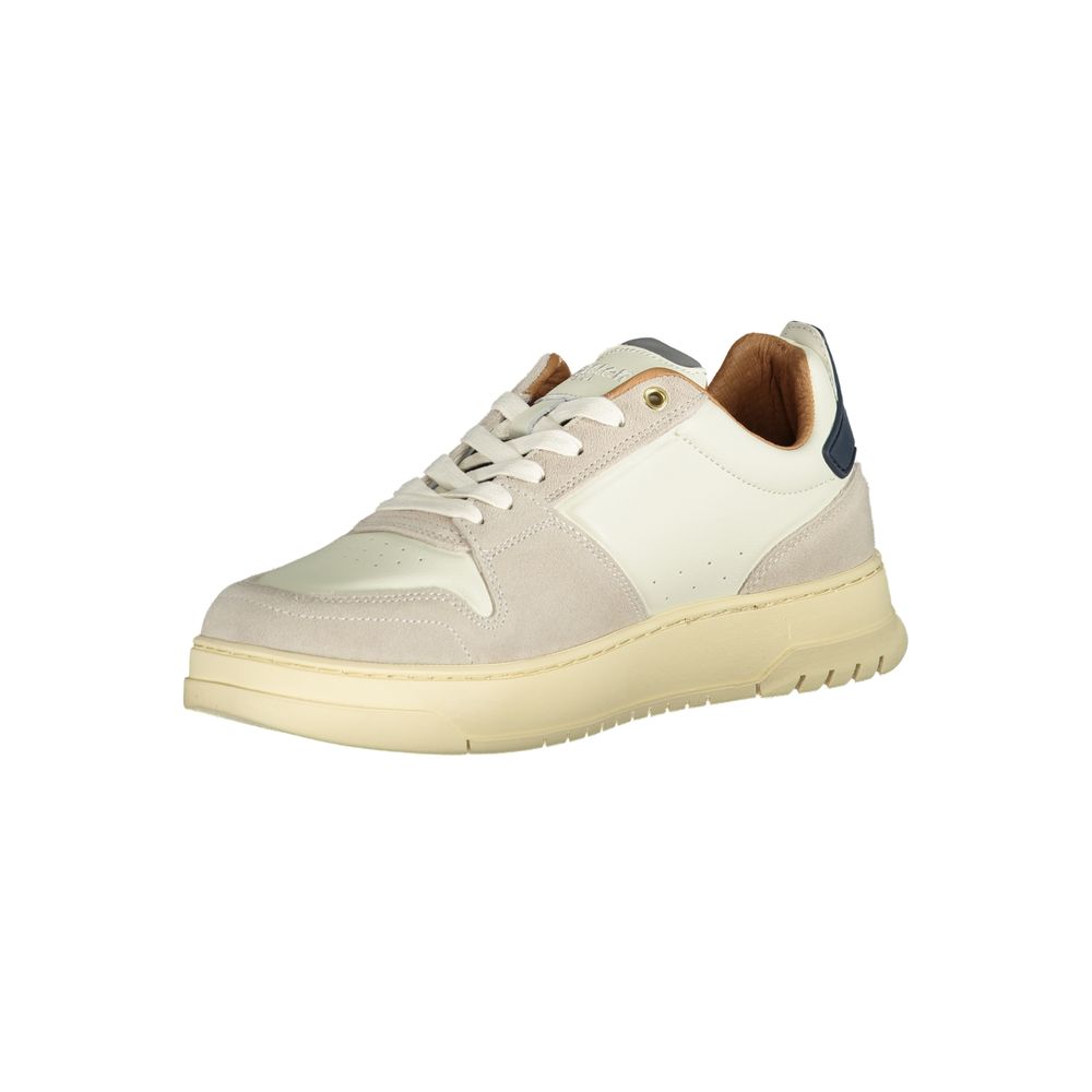Blauer White Polyethylene Men Sneaker LUNESCAPE