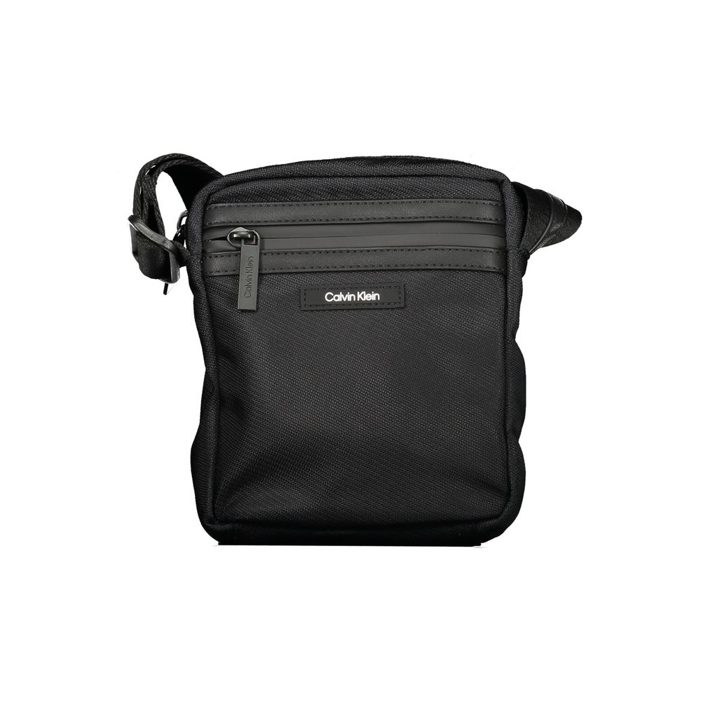 Calvin Klein Black Polyester Men Shoulder Bag LUNESCAPE