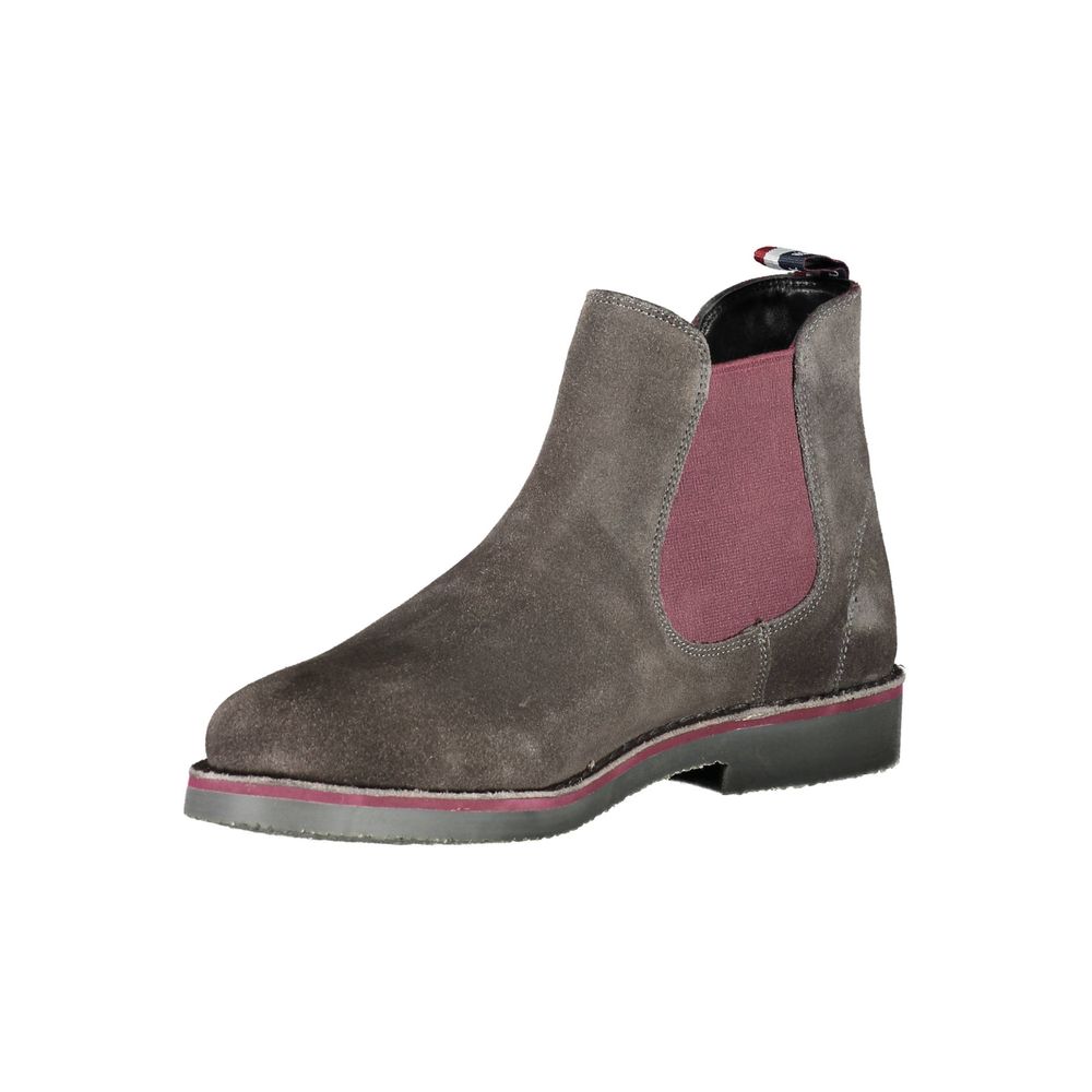 U.S. POLO ASSN. Gray Leather Men's Chelsea Boot