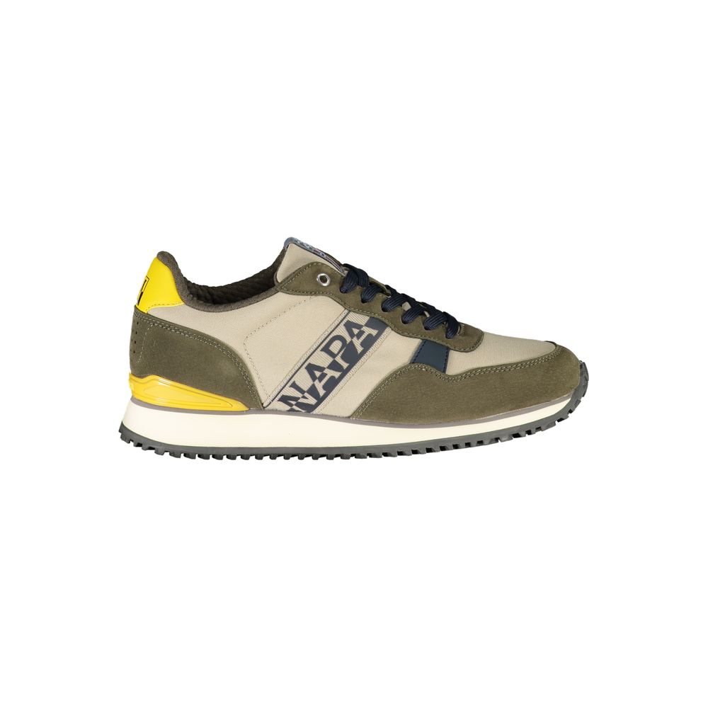 Napapijri Elegant Beige Lace-Up Sporty Sneakers LUNESCAPE