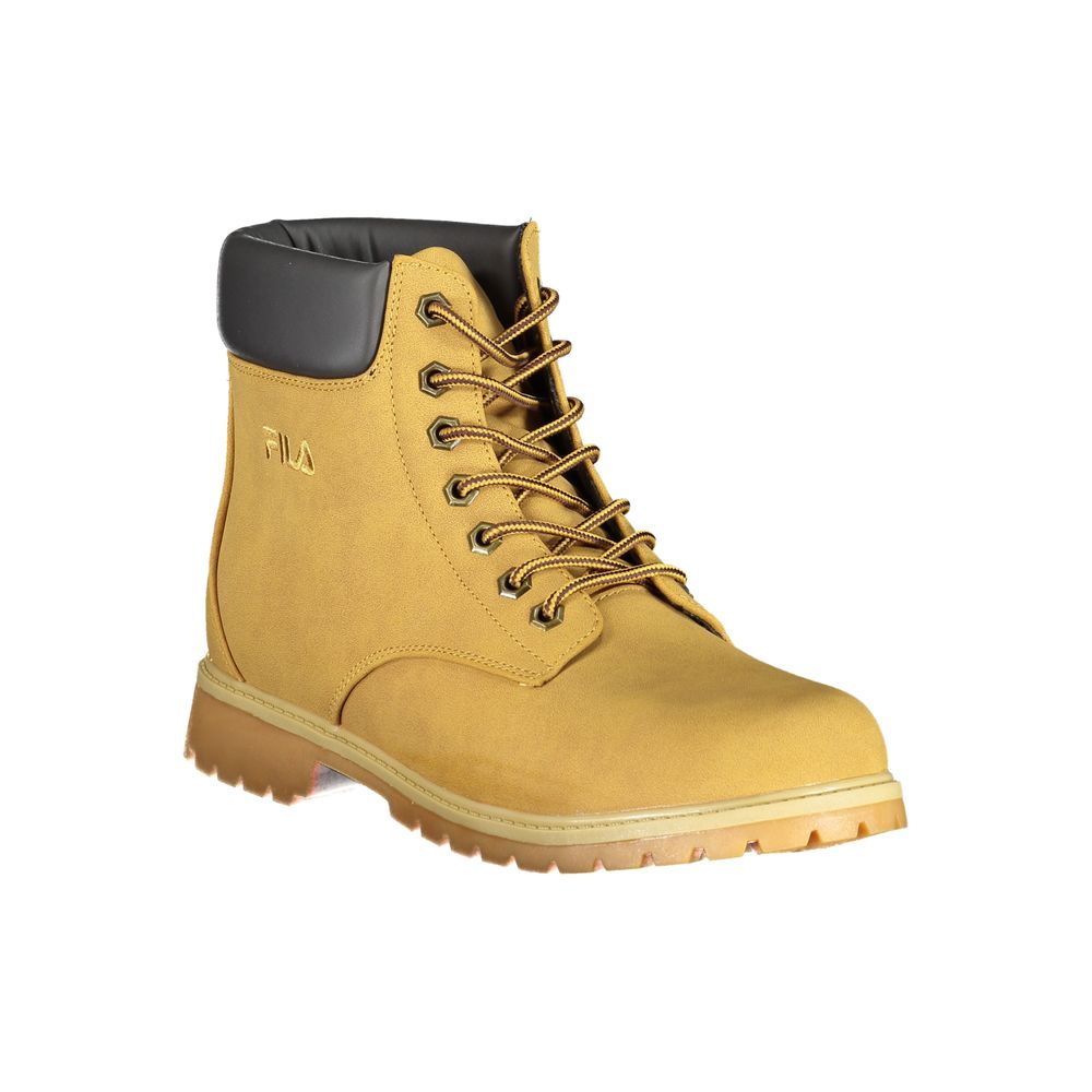 Fila Vibrant Yellow Contrast Lace-up Boots LUNESCAPE