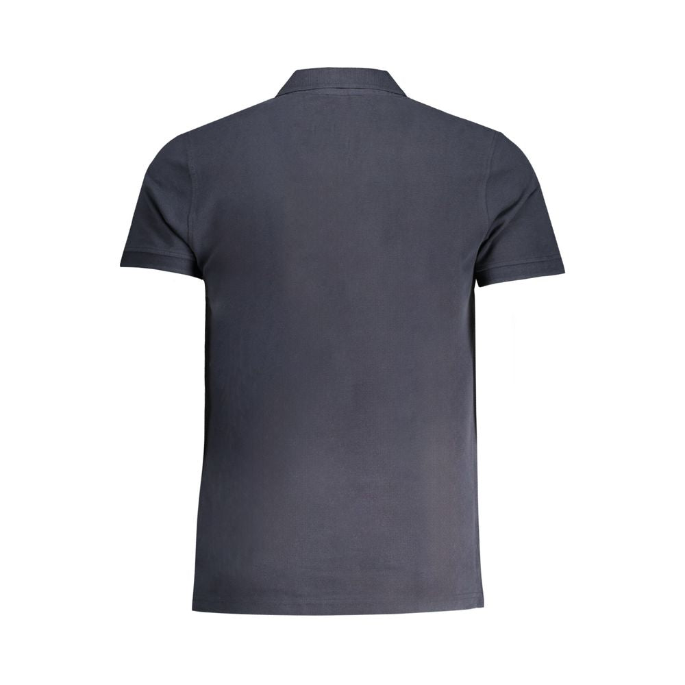 Cavalli Class Blue Cotton Polo Shirt LUNESCAPE